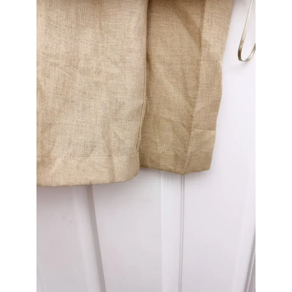 Zara Linen Halter Jumpsuit (Size Medium)